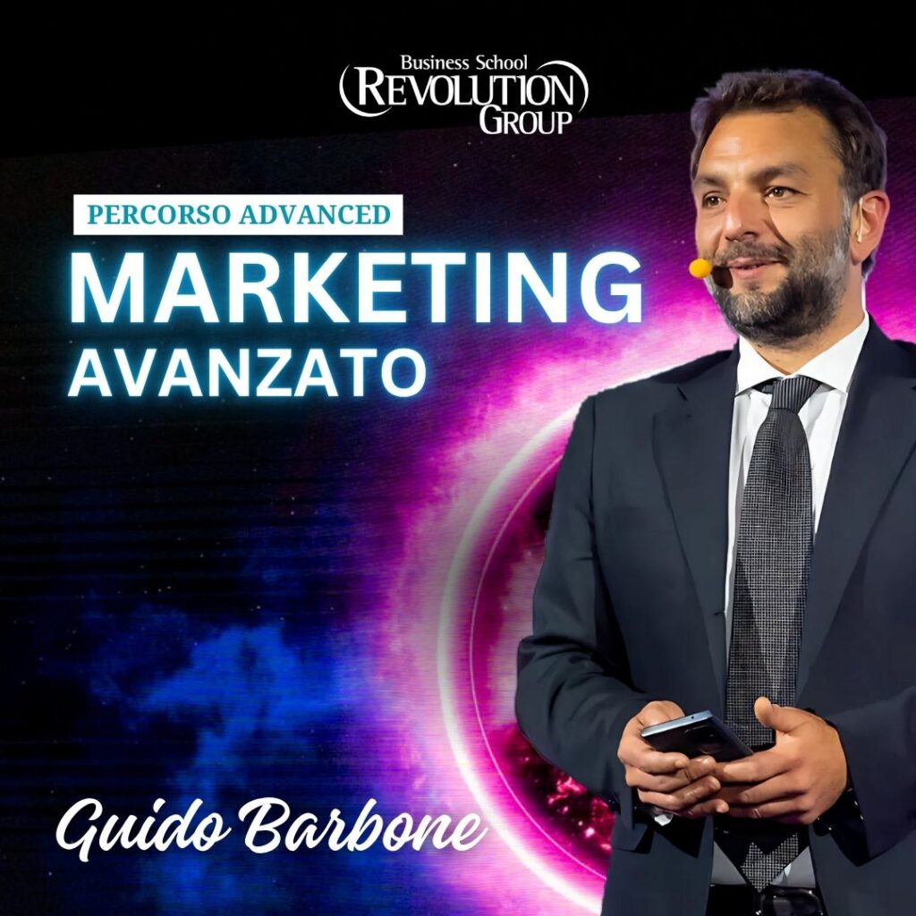 Guido Barbone durante il Percorso Advanced Marketing Avanzato organizzato da Revolution Business School